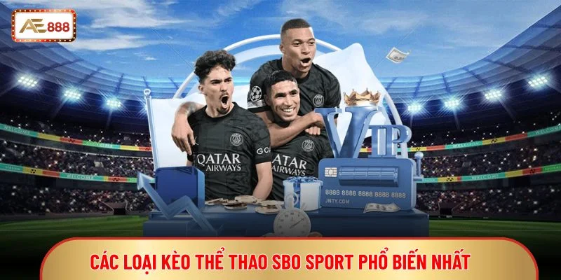 Các loại kèo thể thao SBO Sport phổ biến nhất
